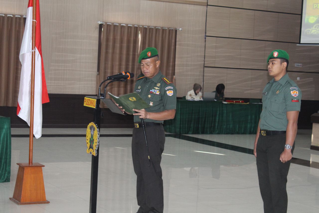 Danpusdikku Pimpin Acara Purna tugas warga Pusdikku Ditkuad Ta 2023