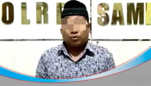 Perekam Video Hoax Tembak Menembak di Depan Koramil Sokobanah, Kini di Amankan Satreskrim Polres Sampang