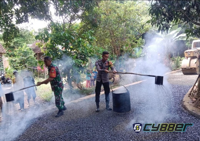 Seluruh Elemen di Desa Tanjungsari Leuwimunding, Bahu Membahu Berpartisipasi dalam Pembangunan