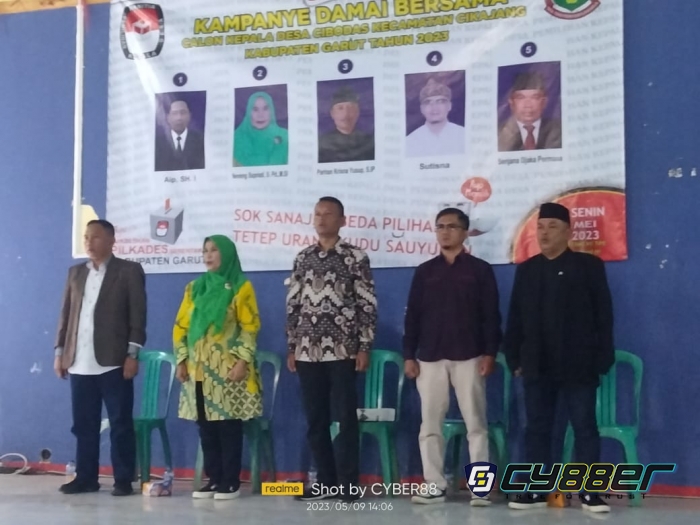 Kampanye Damai Bersama Pilkades Cibodas Usai Dilaksanakan