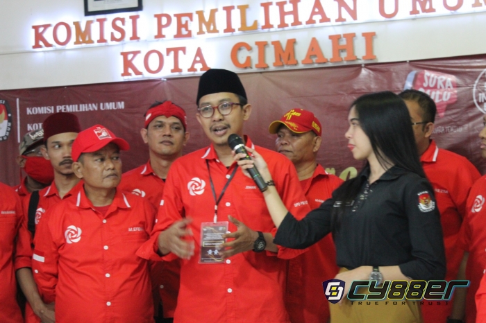 PSI Kota Cimahi Daftarkan 45 Orang Bacaleg ke KPUD
