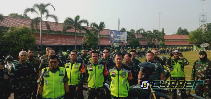Monitoring Wilayah, Danrem 064/MY Touring  Pinjam Motor CRF Babinsa