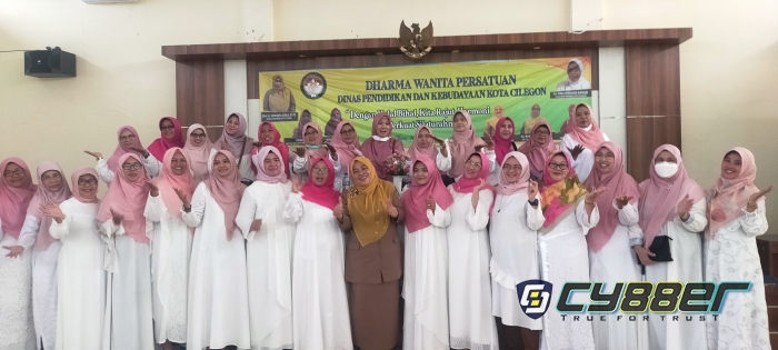 Dharma Wanita Persatuan Dinas Pendidikan dan Kebudayaan Kota Cilegon Gelar Halal Bihalal