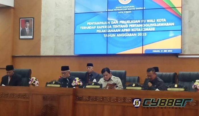Paripurna DPRD Kota Cimahi Bahas Penyampaian Raperda Pj Walikota 2022