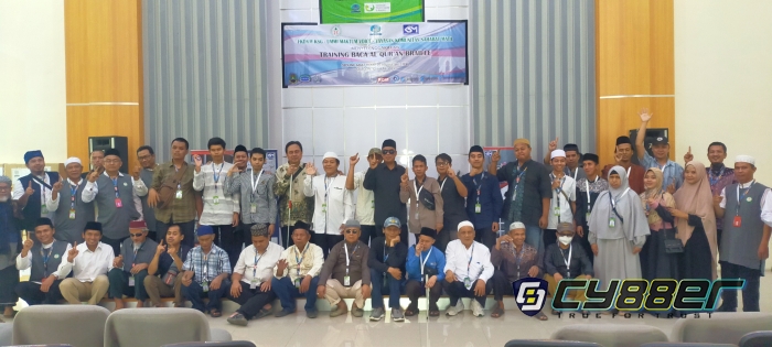 Traning Baca Al Quran Braille Bersama Pertuni Kota Cilegon