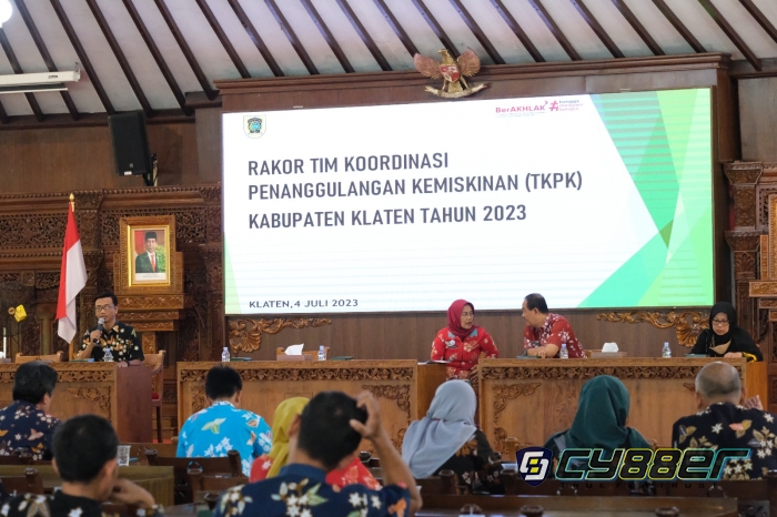 Rakor TKPK, Yoga Hardaya : Angka Kemiskinan Klaten Turun