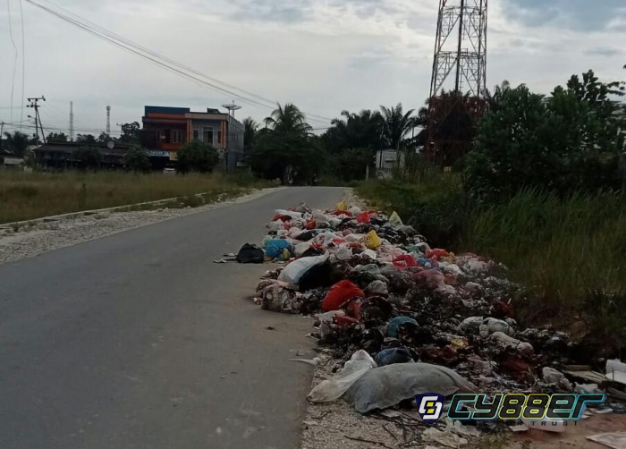 Tata Kelola Sampah di Ibu Kota Kabupaten Pelalawan Amburadul
