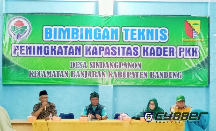 Buka Kegiatan Bimtek Peningkatan Kader PKK, Ini yang Disampaikan Tasmana Kades Sindangpanon