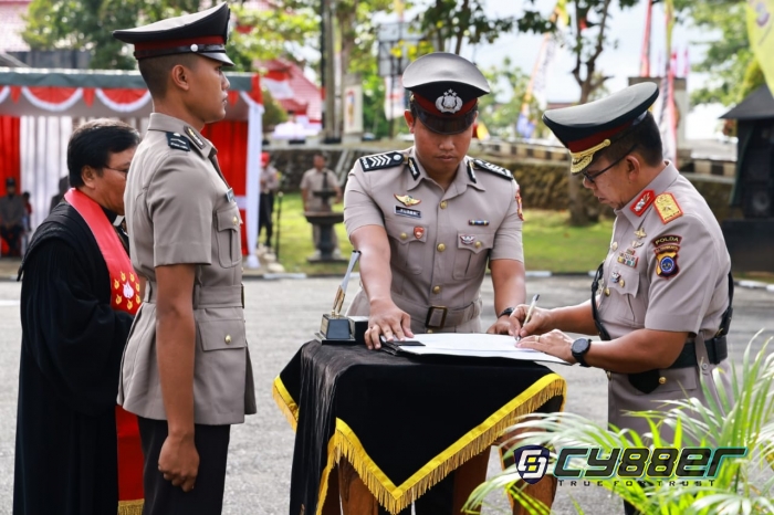 POLDA DIY Lantik 128 BINTARA Remaja Dalam Upacara Pelantikan BINTARA POLRI Gelombang I T.A.. 2023
