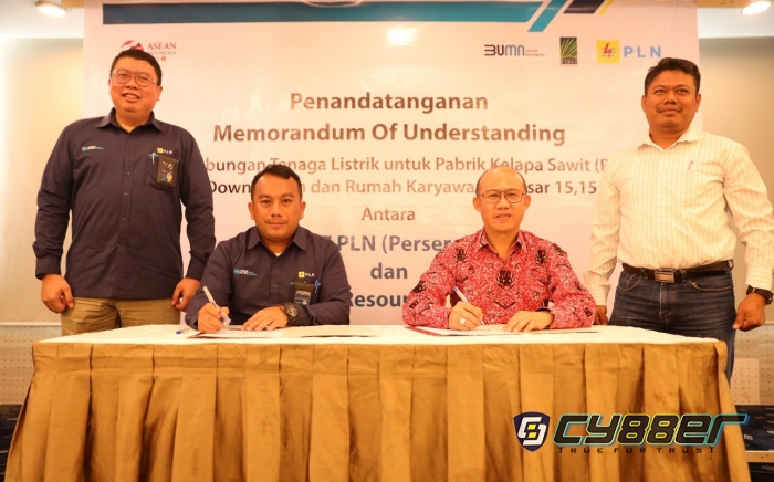 PT. PLN Lakukan MoU Dengan First Resource Limited Company Untuk Penyediaan Tenaga Listrik di Sektor Perkebunan