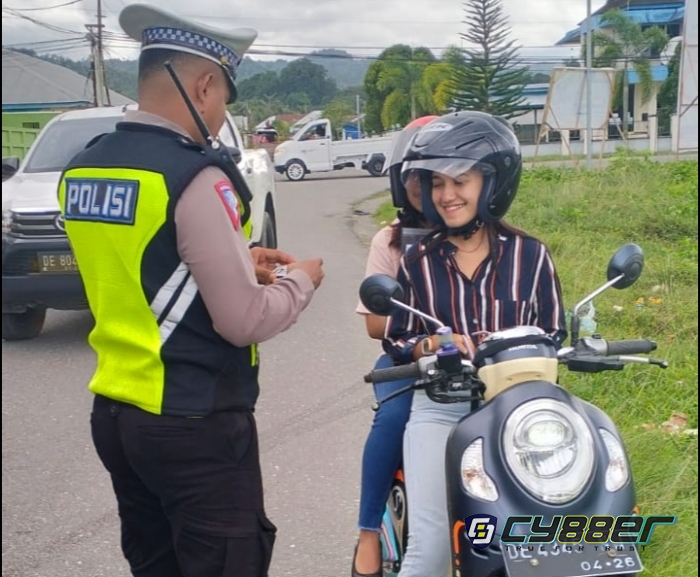 Polres SBB Tindak Para Pelanggar Lalu Lintas