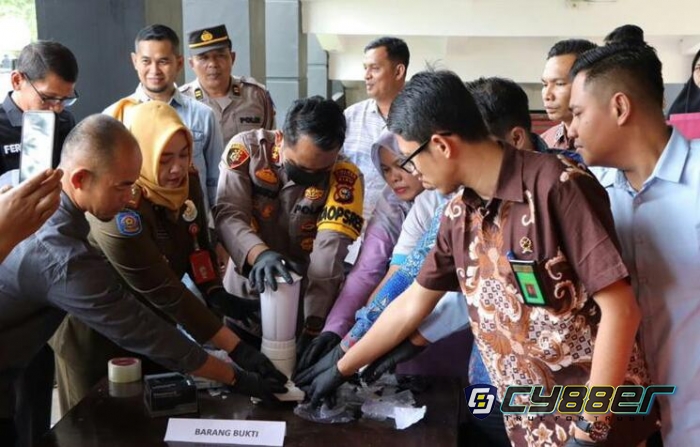 Satresnarkoba Polres Kuansing  Musnahkan Barang Bukti Sabu Seberat 179.19 gram