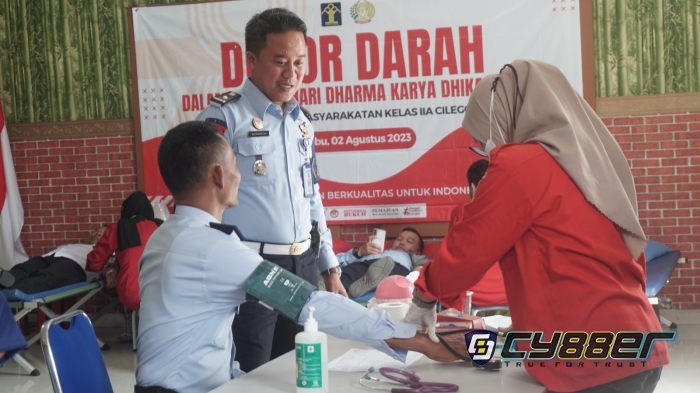 Semarak HDKD Ke-78, Lapas Cilegon Gelar Donor Darah