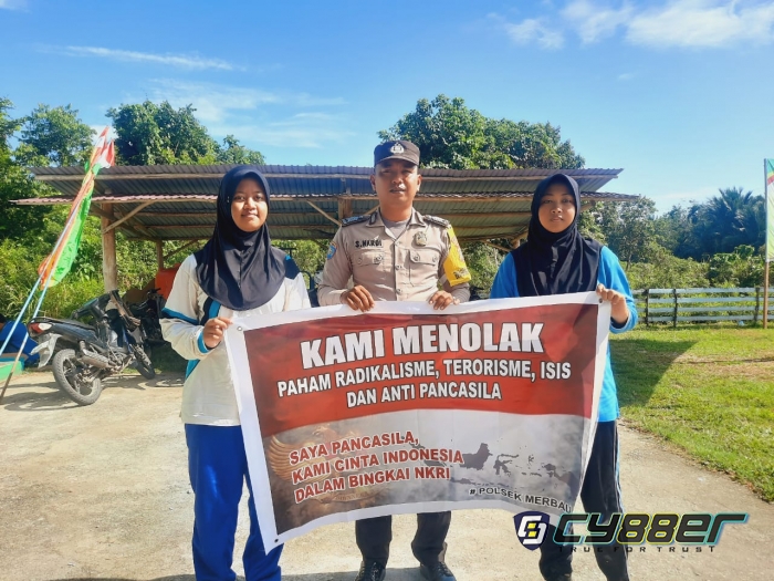 Jajaran Polres Meranti Lakukan Binluh Tentang Idiologi ke Masyarakat
