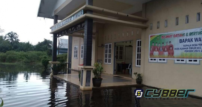Minim Drainase, Desa Alah Air Timur Sering Banjir