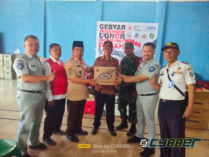 Gebyar Donor Darah PMI Ranting Cikajang Bersama Forkopimcam