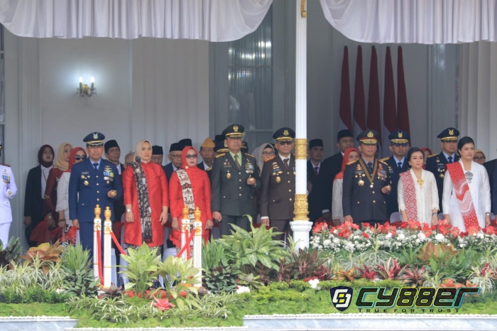 Semarak Kemerdekaan, Polda DIY dan Jajaran Melaksanakan Upacara HUT Kemerdekaan RI ke 77