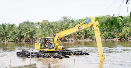 Kuat Dugaan Normalisasi Sungai Sail Pekanbaru Belum Kantongi Izin