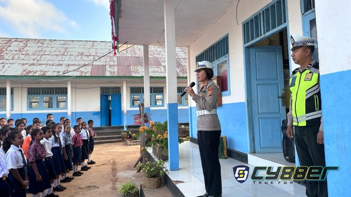 Polri Gelar Operasi Simpatik Salawaku 2023, Berikan Sosialisasi Kepada Warga Sekolah Demi Keamanan dan Keselamatan Pengguna Jalan