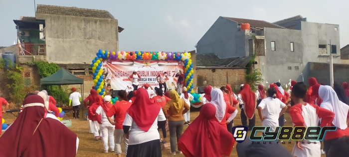 Antusias Warga RW 05 Taman Cilegon Indah Rayakan HUT RI ke 78
