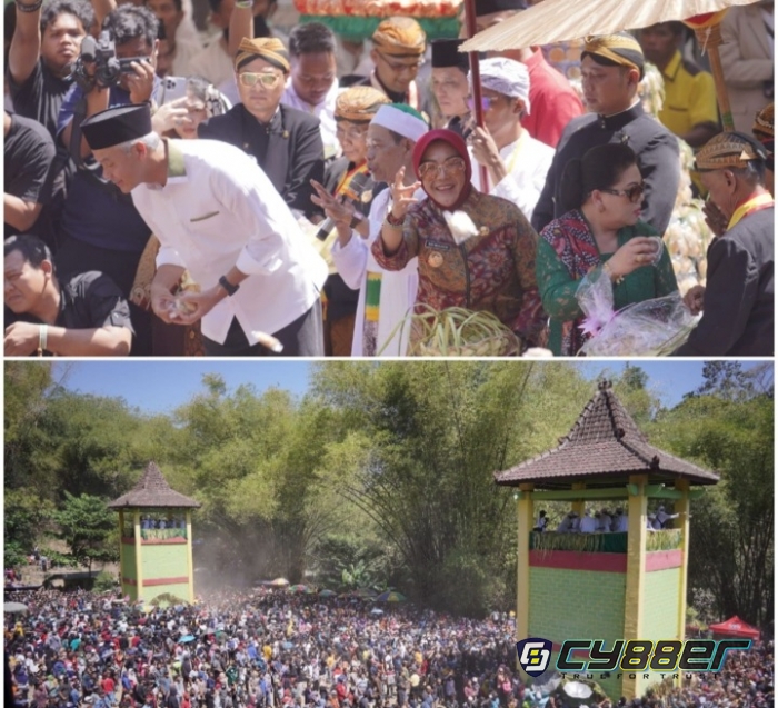 Tradisi Saparan Yaqowiyu, Ribuan Warga Padati Alun-alun Plampeyan