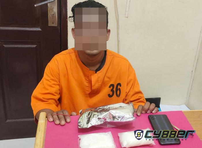 Pengedar Sabu asal Pekanbaru Diciduk Satnarkoba Polres Pelalawan