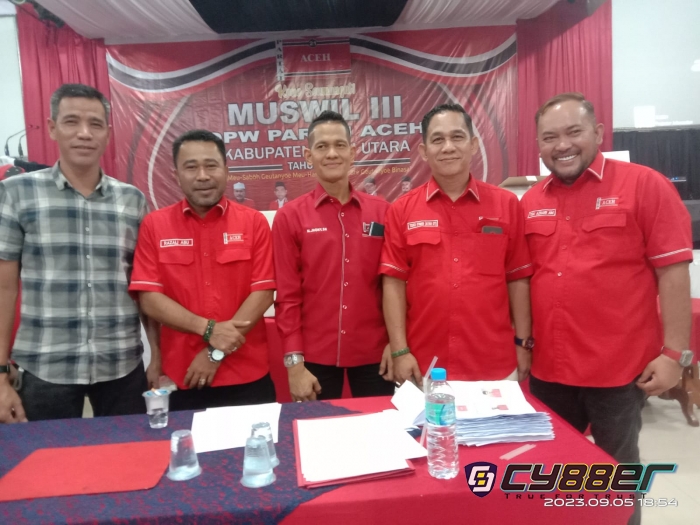 Muswil Ke.lll Partai Aceh Dimenangkan oleh M,Joni SH