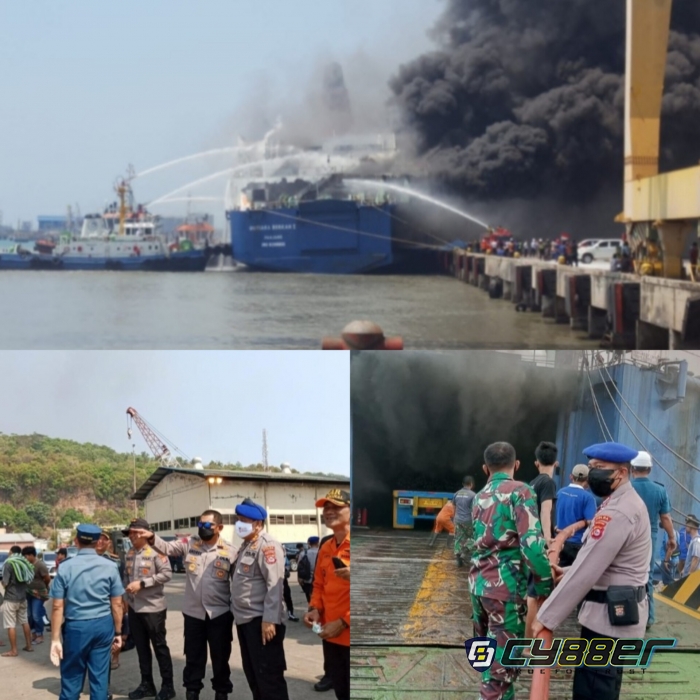 Ini Kabar Terkini KMP Mutiara Berkah1 Pasca Kebakaran di Pelabuhan Indahkiat Merak Kemarin