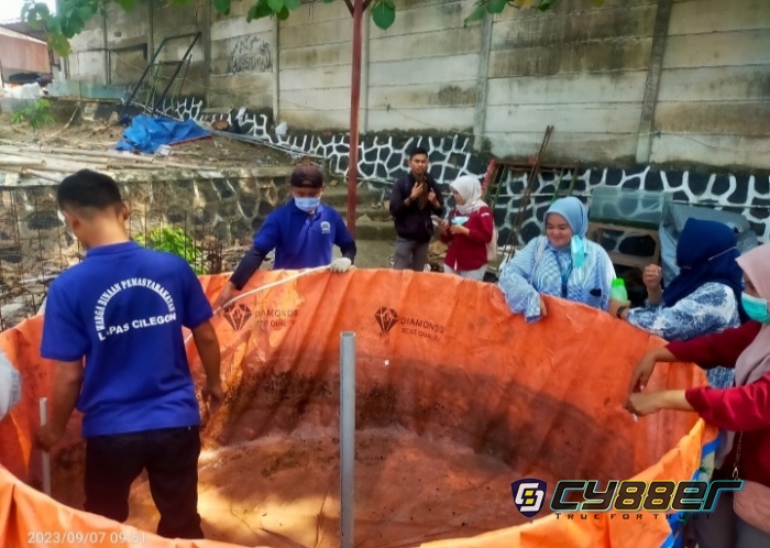 Lapas Cilegon Gandeng DKPP Berikan Pelatihan Budidaya Ikan Lele Bagi Warga Binaan