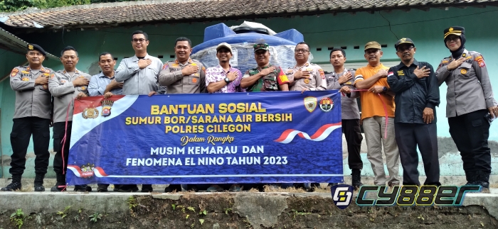 Polres Cilegon Gandeng PT MCCI Support Program Sumur Bor di Gerem Talang