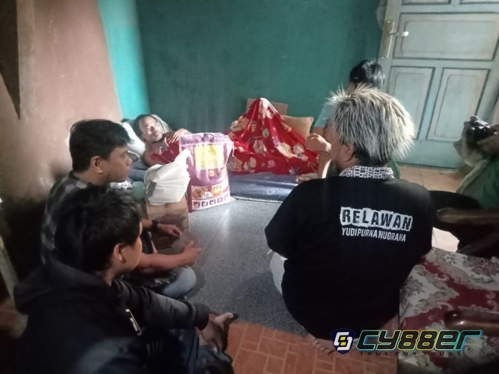 Yudi Purna Nugraha utus Relawan Bantuh dan kunjungi Nang Agus, Penderita Disabilatas