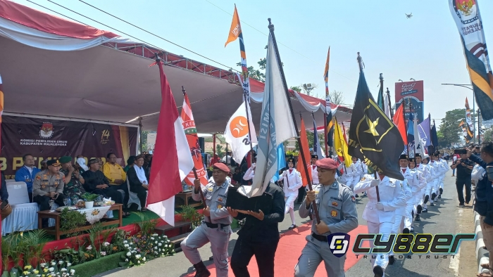 KPU Kab Majalengka laksanakan Kirab Pemilu tahun 2024