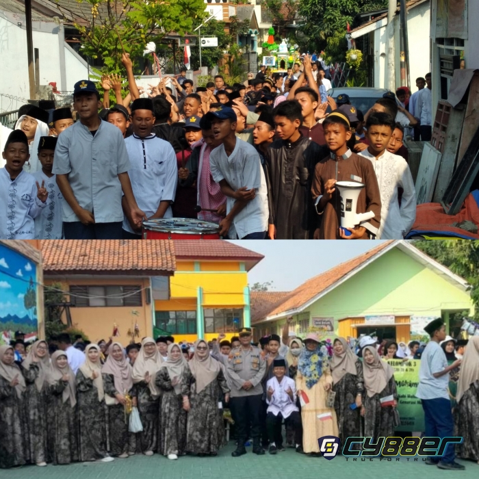 Peringati Maulid Nabi SAW 2023 SMP N 5 Cilegon Gelar Aneka Lomba dan Pawai Panjamg Maulid