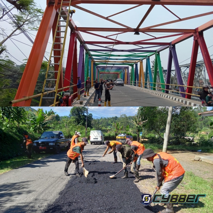 UPTD Pengelolaan Jalan dan Jembatan Wilayah Lebak Terus Lakukan Pemeliharaan                    