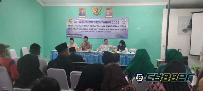 Susun RKPDes Tahun 2024 dan Daftar Usulan RKPD Tahun 2025 Pemdes Cipicung Gelar Musrenbang 