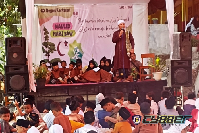 SDN Kertasari Padalarang Rayakan Maulid Nabi Muhamad SAW, ini Tema yang Diusung