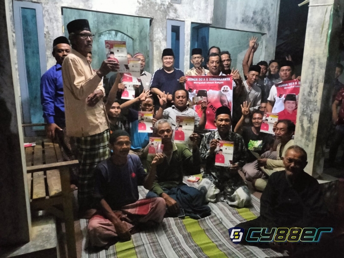 Anggota DPRD dari Fraksi PDI Perjuangan Syamsul Bachri Adakan Sosialisasi dan Konsolidasi di Kecamatan Sukra