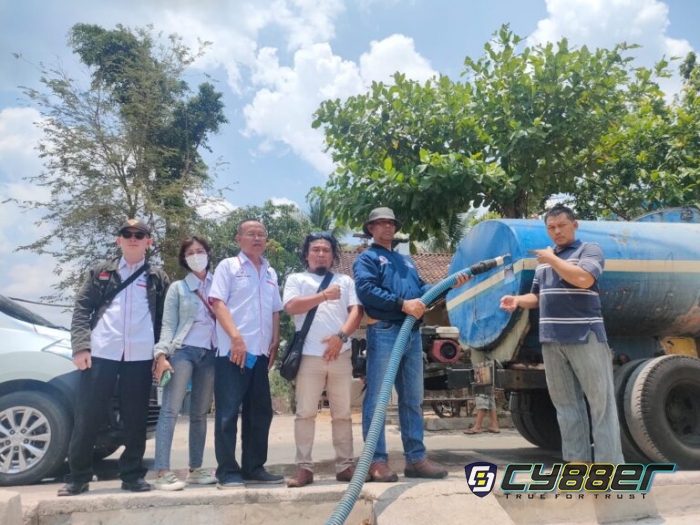 Ketua DPW IWOI DIY Anton Nurcahyono Bantu Air Bersih di Wilayah Dusun Mojosari