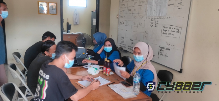Deteksi Dini Penyakit Tuberkolasis, Ratusan Warga Binaan Lapas CilegonJalani Skrining TB