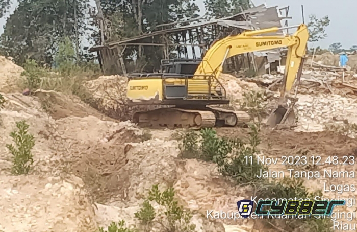 Porak Porandakan Tanah Desa Logas, APH Diminta Tindak Tegas Pelaku Dan Pemodal Tambang Emas Ilegal