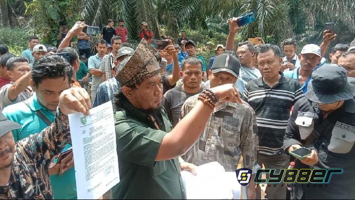 Masyarakat Desa Siambul Gelar Aksi Pematokan dan Pendudukan Lahan