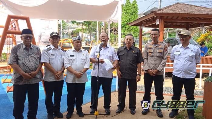 H. Edi Kanedi Wakil Ketua DPRD Kota Cimahi Hadiri Peresmian Taman Bogenvil