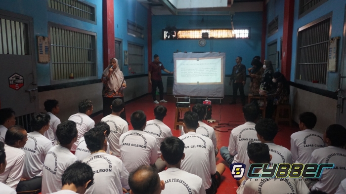 Terapkan Prilaku Hidup Bersih dan Sehat Lapas Cilegon Berikan Penyuluhan Pada Warga Binaan