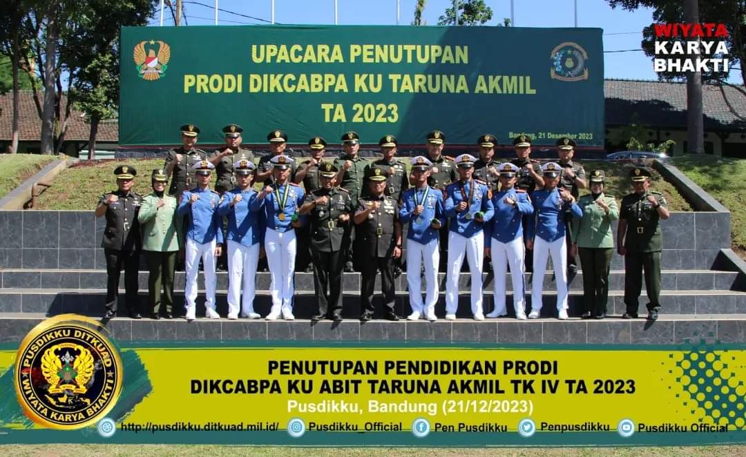 Penutupan Pendidikan Prodi DIKCABPA KU ABIT TARUNA AKMIL TK IV TA 2023