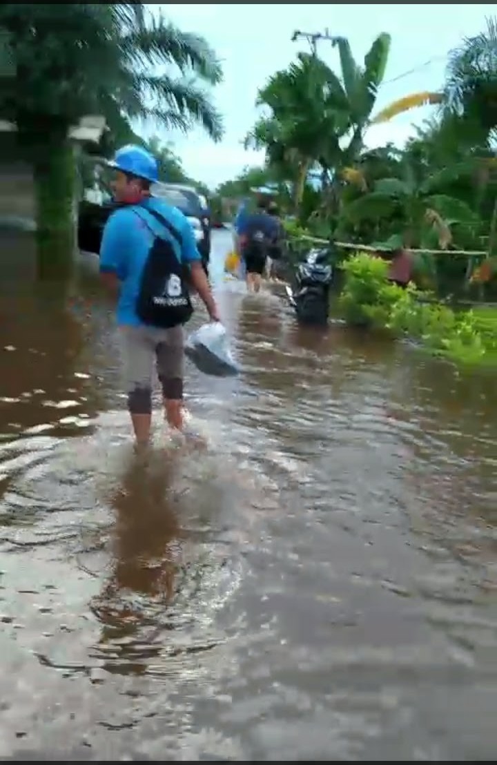 Banjir Melanda Desa Sering, Warga belum ada Bantuan 