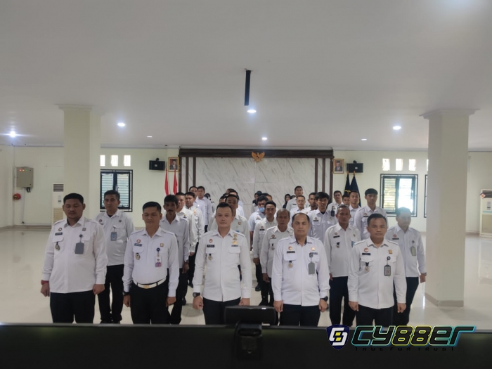 Lapas Cilegon Ikuti Apel Awal Tahun Bersama Kemenkumham RI Secara Virtual