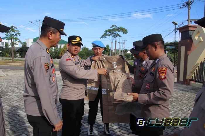Polres Pringsewu Cek Kelengkapan Lapangan Untuk Pengamanan Pemilu 