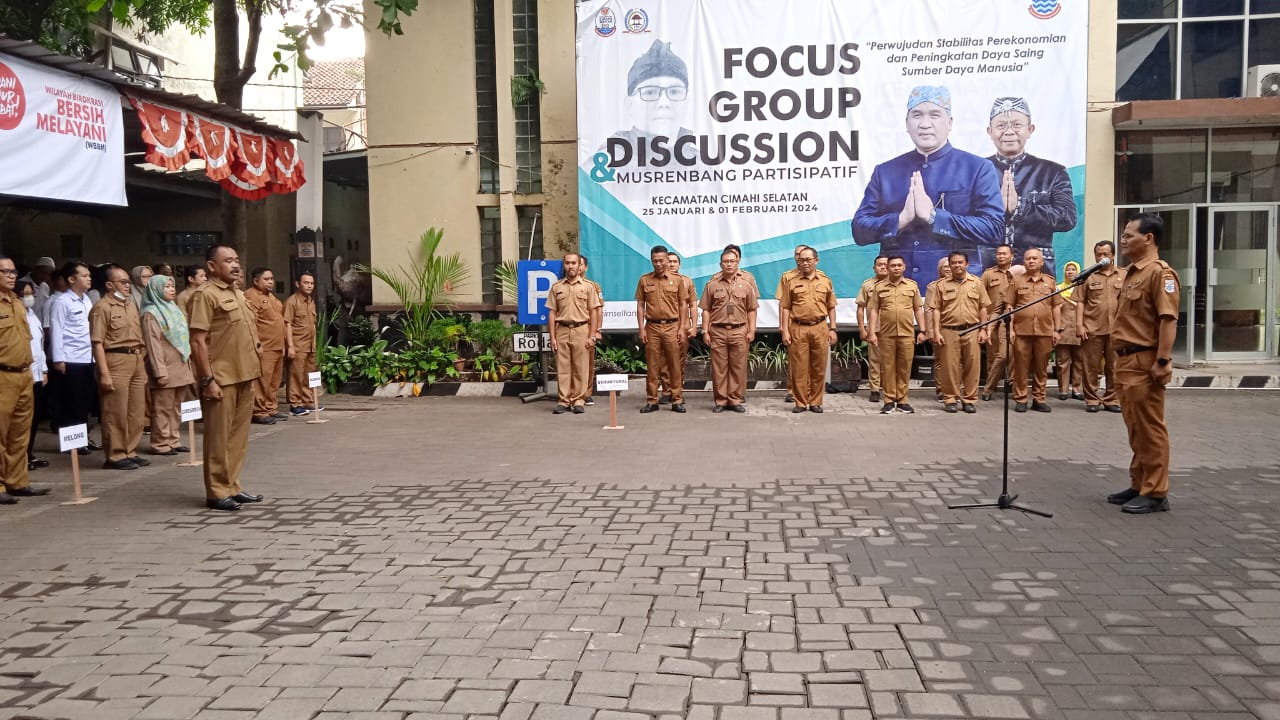 ASN dan THL Kecamatan Cimahi Selatan Tekankan untuk Netral dalam Pemilu