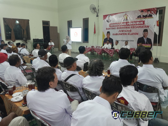 Hariyanto Pimpin Roadshow Juwiring, Gerindra Klaten Kebut Struktur Ranting Demi Target 12 Kursi