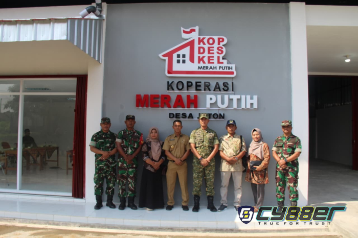 Dandim Klaten Tinjau Koperasi Desa Merah Putih di Joton, Dorong Percepatan Ekonomi Warga